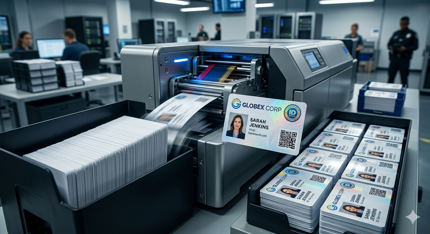 Same Day ID Card Printing | Bulk PVC ID Solutions &amp; Rapid Issuance