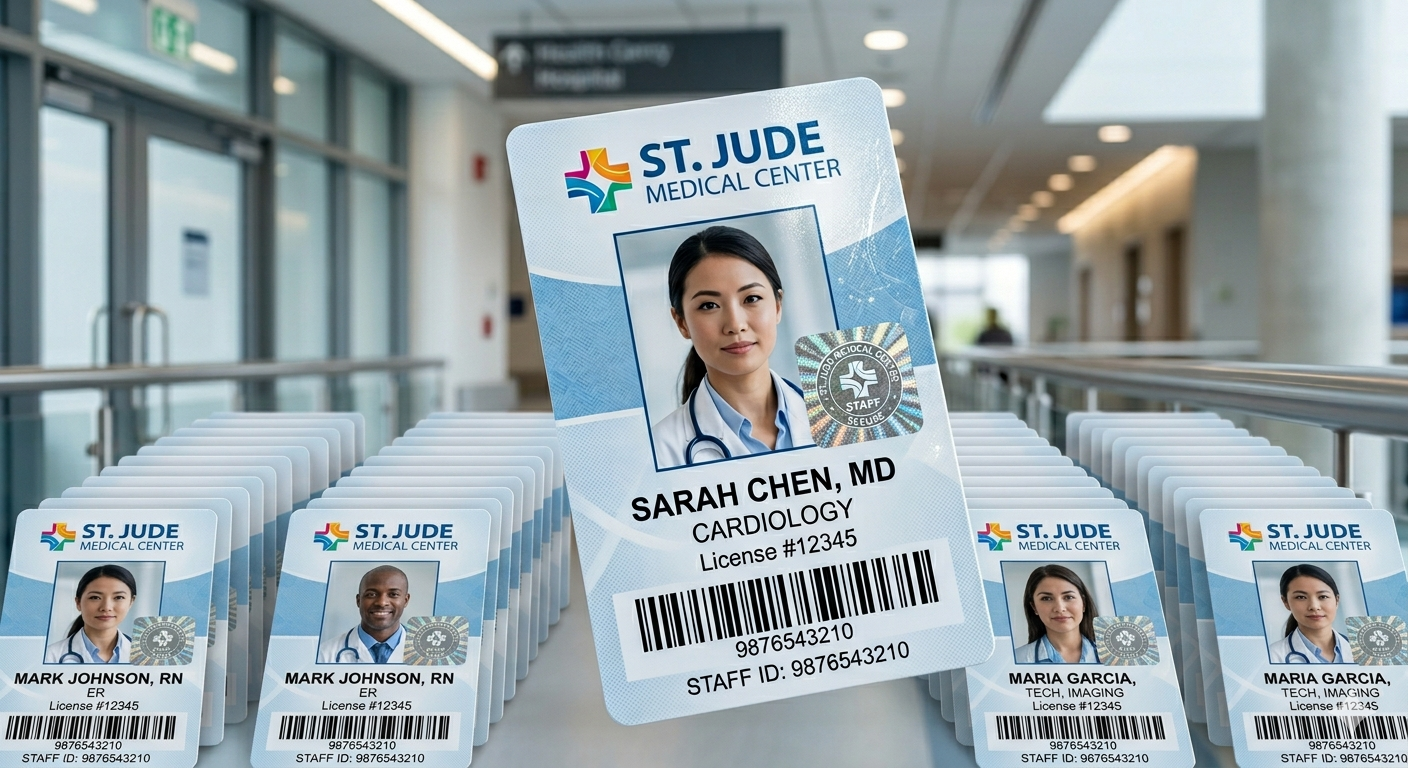 Why Hospitals &amp; Clinics Need Same Day PVC ID Card Printing