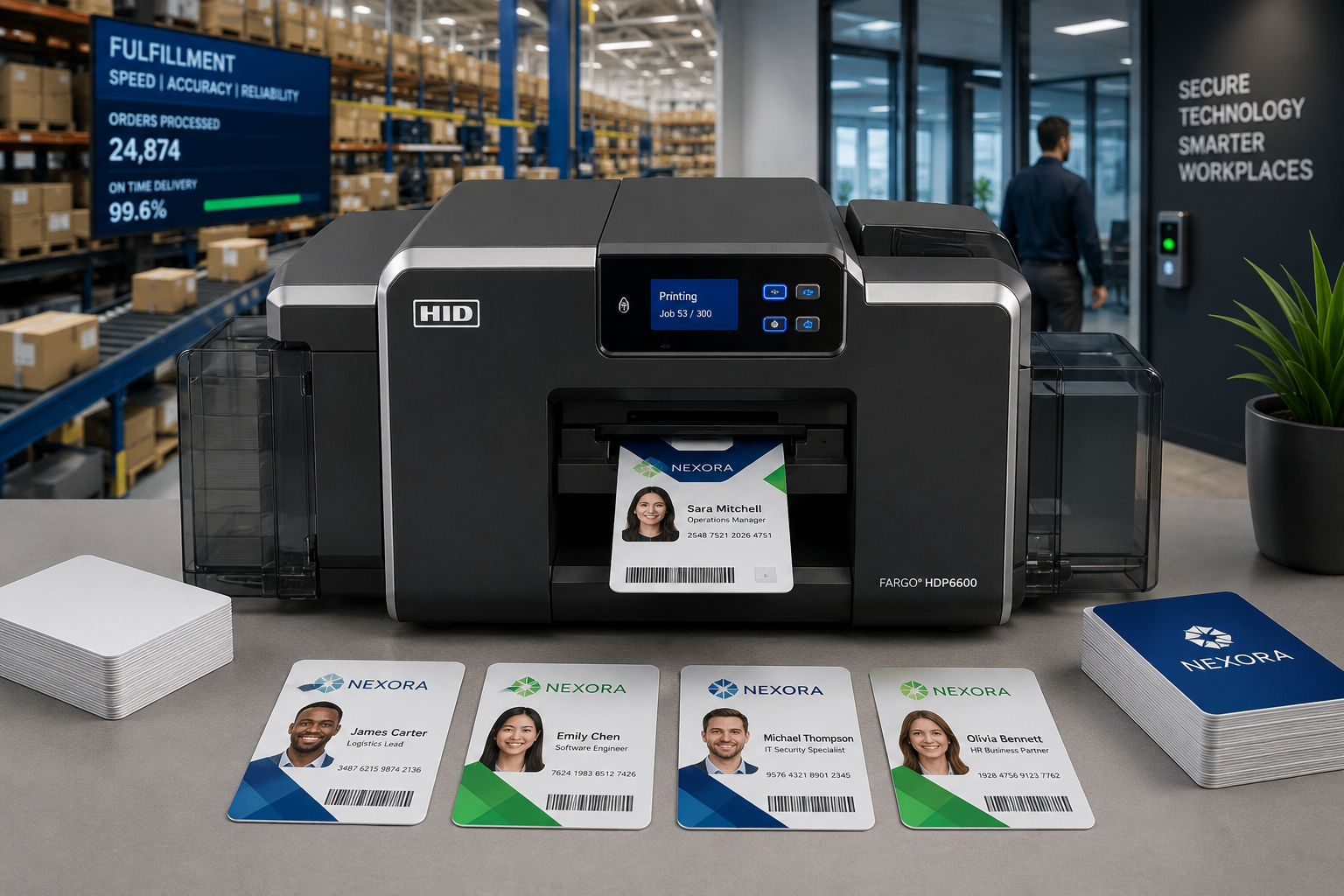 On-Demand Custom ID Printing: Fast Bulk PVC Cards | SameDay.com