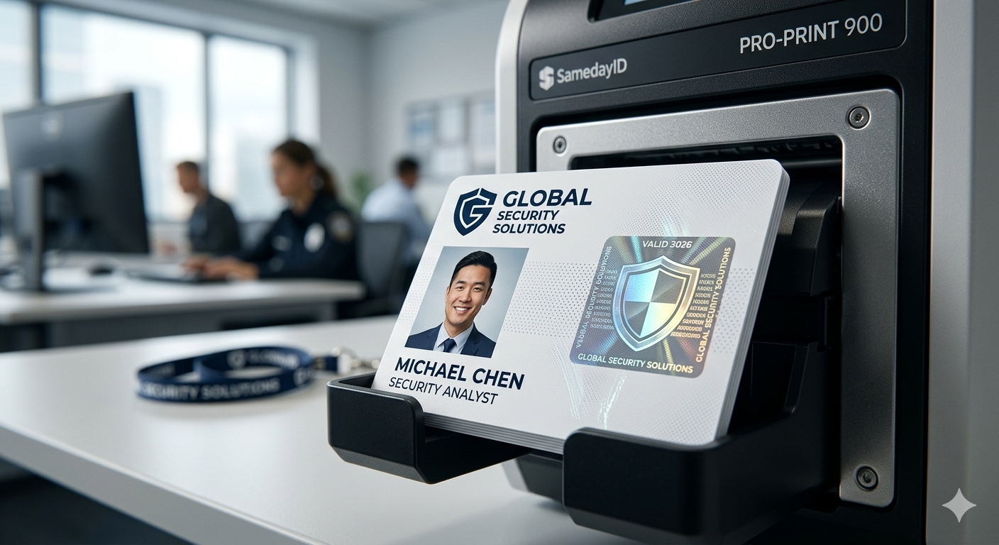 Emergency ID Badge Replacement | Rapid PVC Printing &amp; Delivery